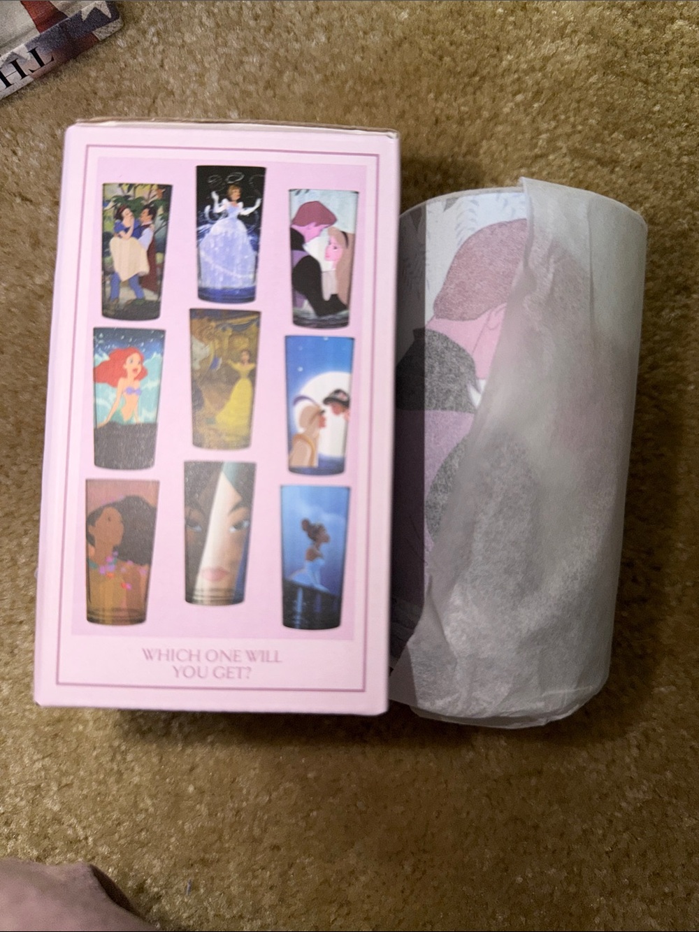 Disney Mystery 6 oz glass-Sleeping Beauty